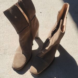 Ipanema Tan Heeled Boots
